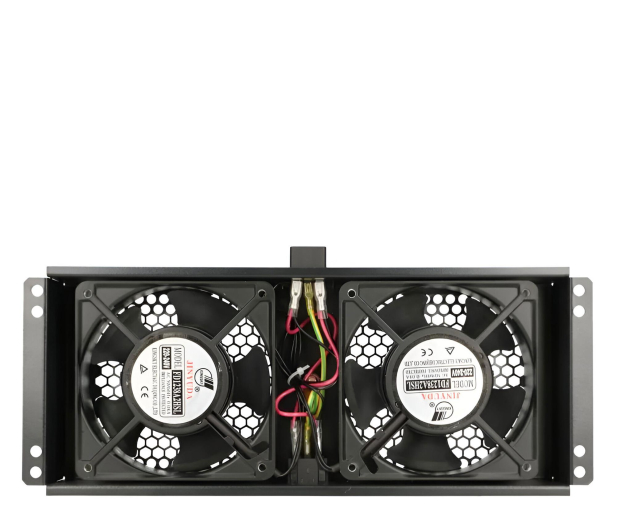 ExtraLink  Wentylator do szaf 19" 230V 125x320x50mm (czarna) - 1323215 - zdjęcie 2